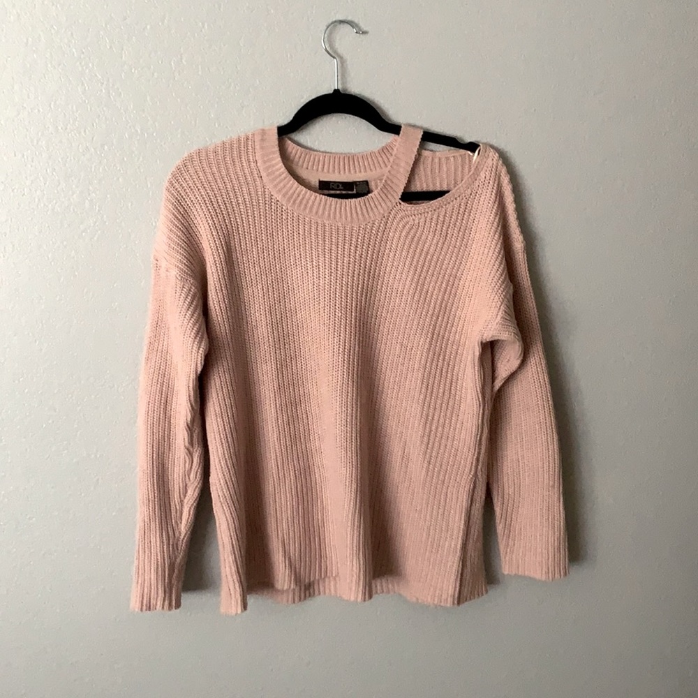 RDL pink sweater
